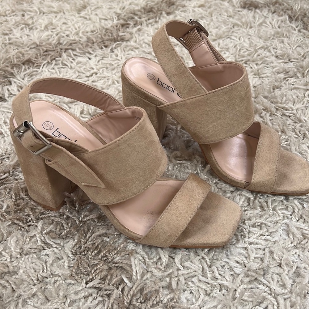 Boohoo block heel sandals